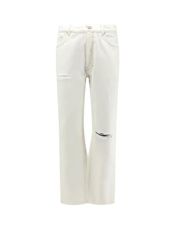 Heaton White Denim Jeans made by Represent
