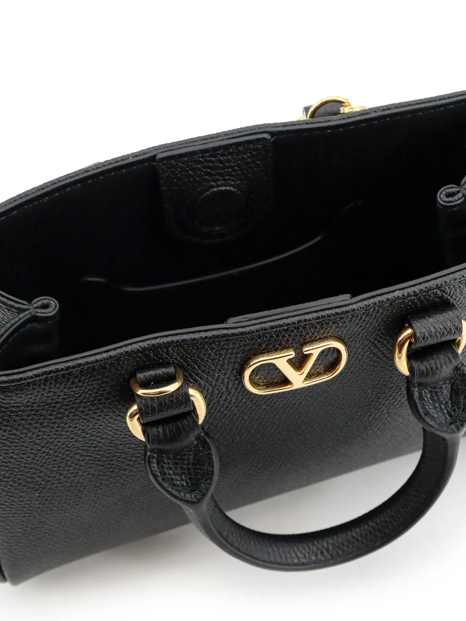 Vlogo Signature Mini Leather Handbag sold by Wanan Luxury product image thumbnail 4