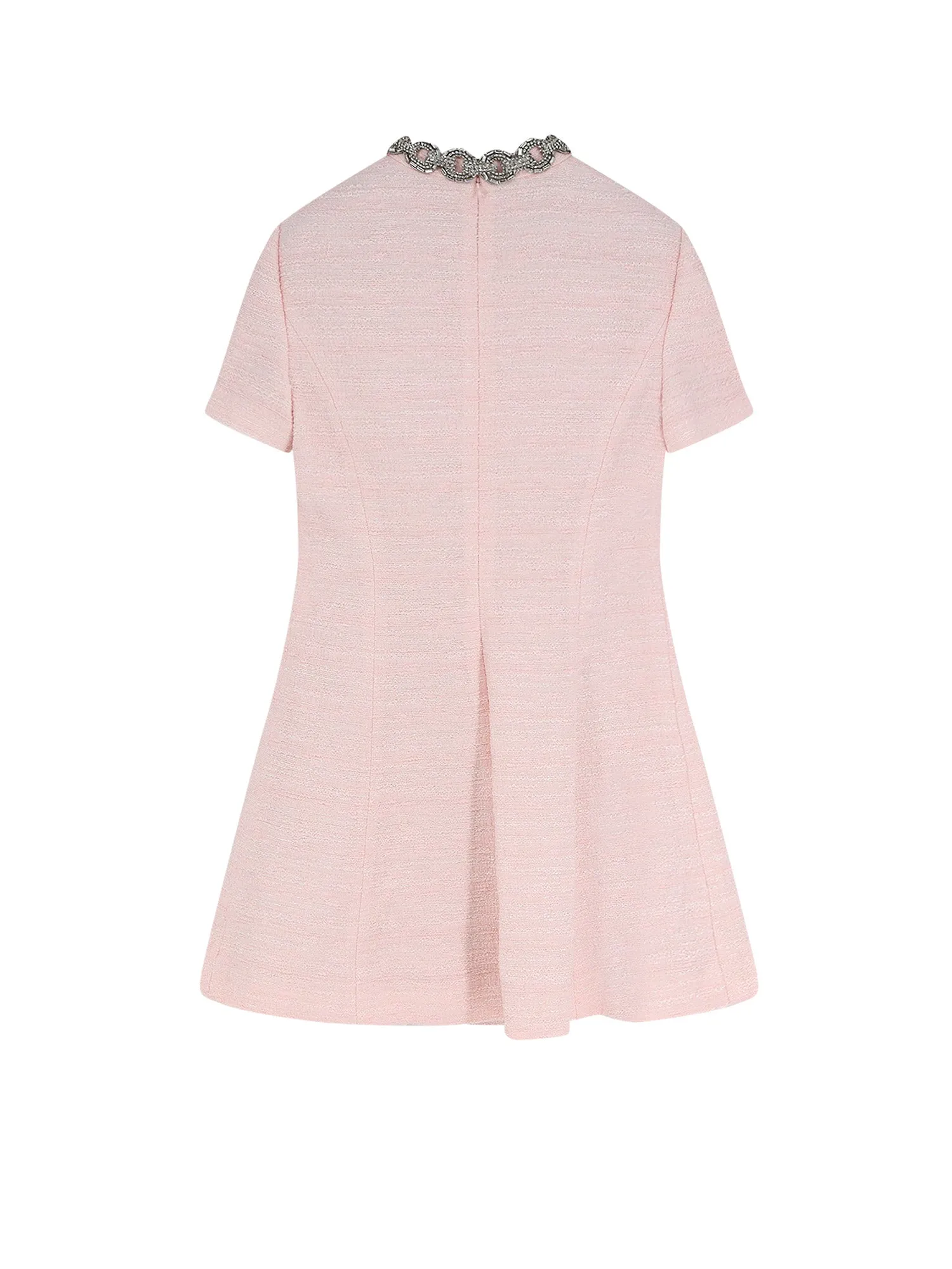 Embroidered Crinkle Cotton Tweed Mini Dress sold by Wanan Luxury product image thumbnail 2