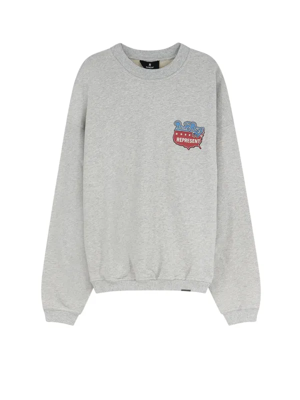 Cotton Beach Boys Americas Band Sweater made by Represent