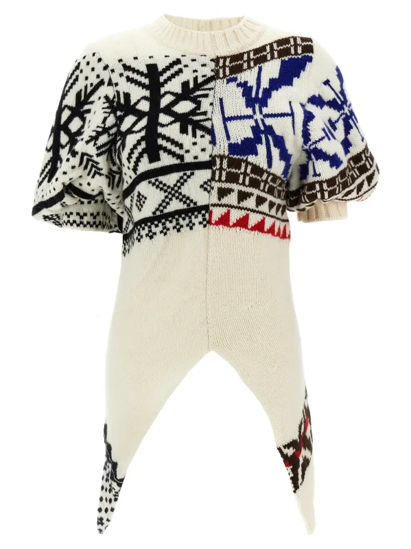 Jacquard Sweater Sweaters And Cardigans Multicolor made by Sacai