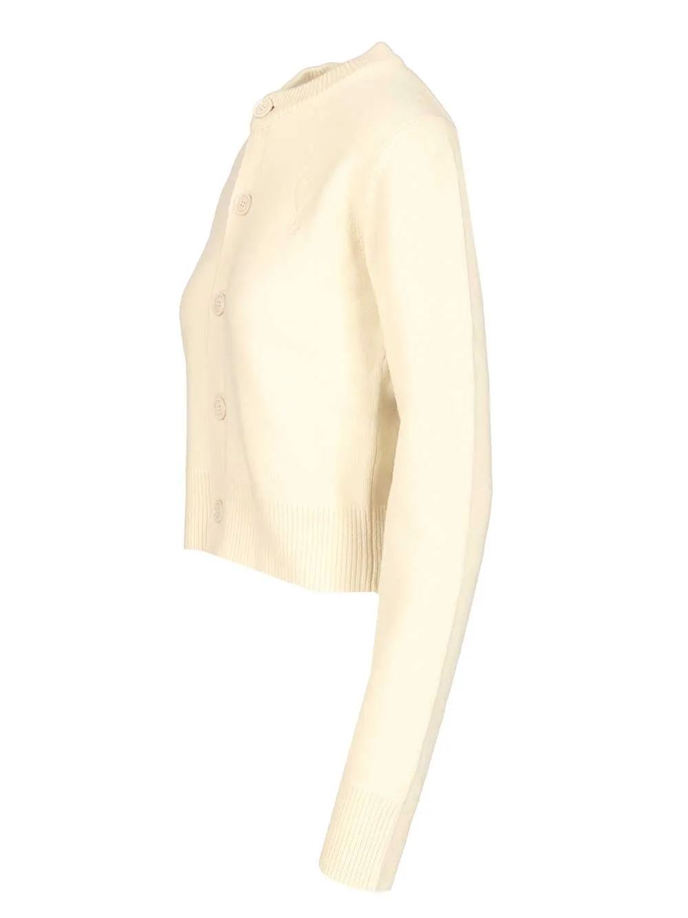Crew Neck Cardigan Knitwear White sold by Wanan Luxury product image thumbnail 3