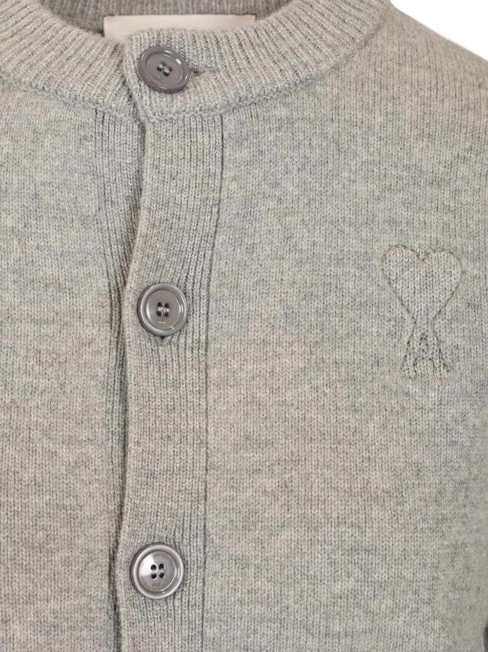Crew Neck Cardigan Knitwear Grey sold by Wanan Luxury product image thumbnail 4