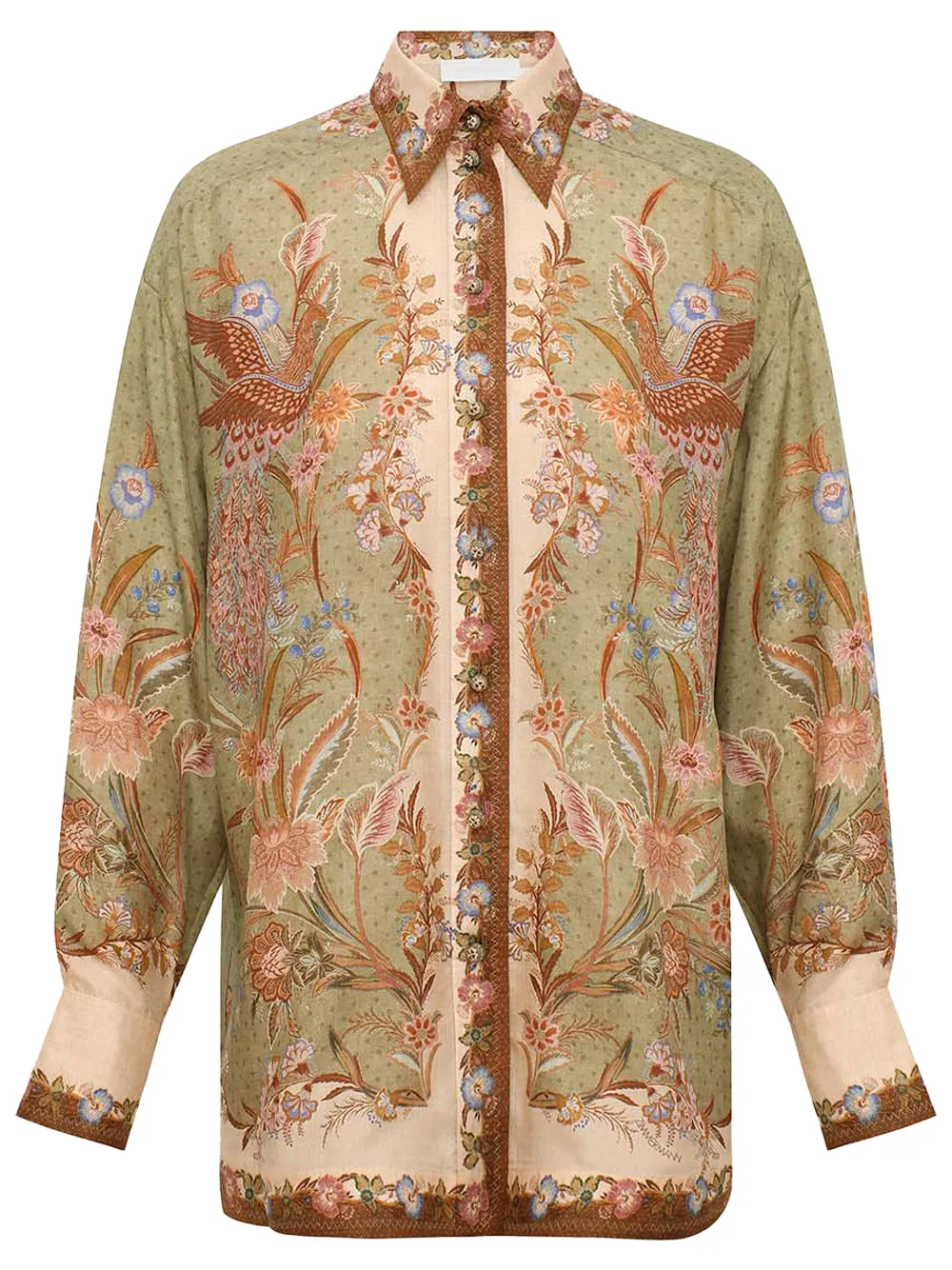 Indra Relaxed Silk Shirt sold by Wanan Luxury