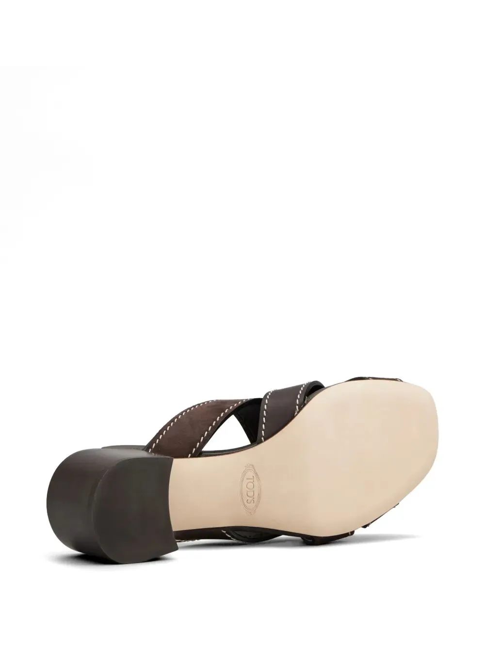 T-Shaped Band Crossing Smooth Leather And Suede Sandals sold by Wanan Luxury product image thumbnail 5