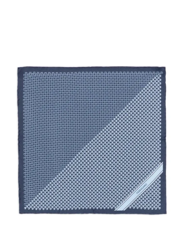 Brio Silk Pocket Square made by Salvatore Ferragamo
