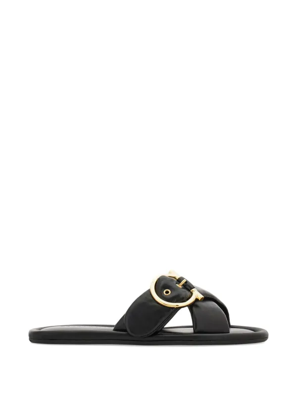 Elyzia Leather Slide made by Salvatore Ferragamo