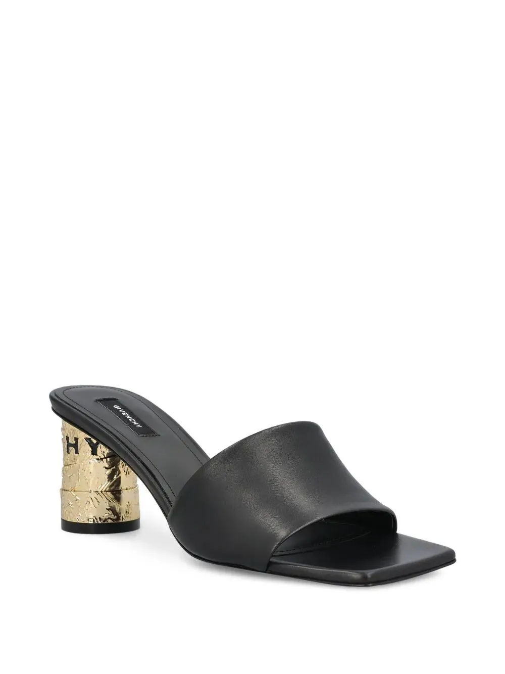 Tape Heeled Leather Mules sold by Wanan Luxury product image thumbnail 3