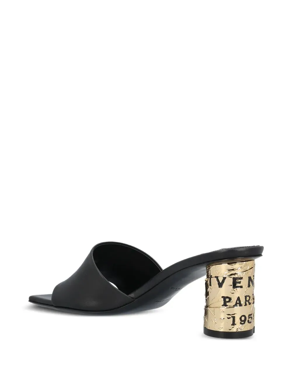 Tape Heeled Leather Mules sold by Wanan Luxury product image thumbnail 4