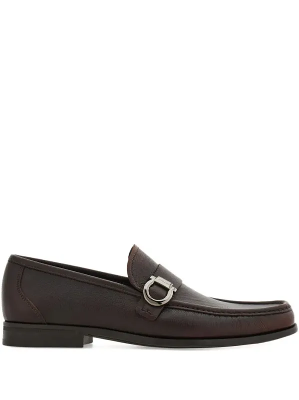 Caspian Leather Loafers made by Salvatore Ferragamo