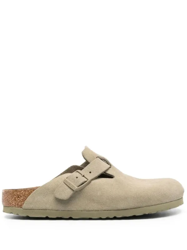 Boston Unisex Suede Mule made by Birkenstock