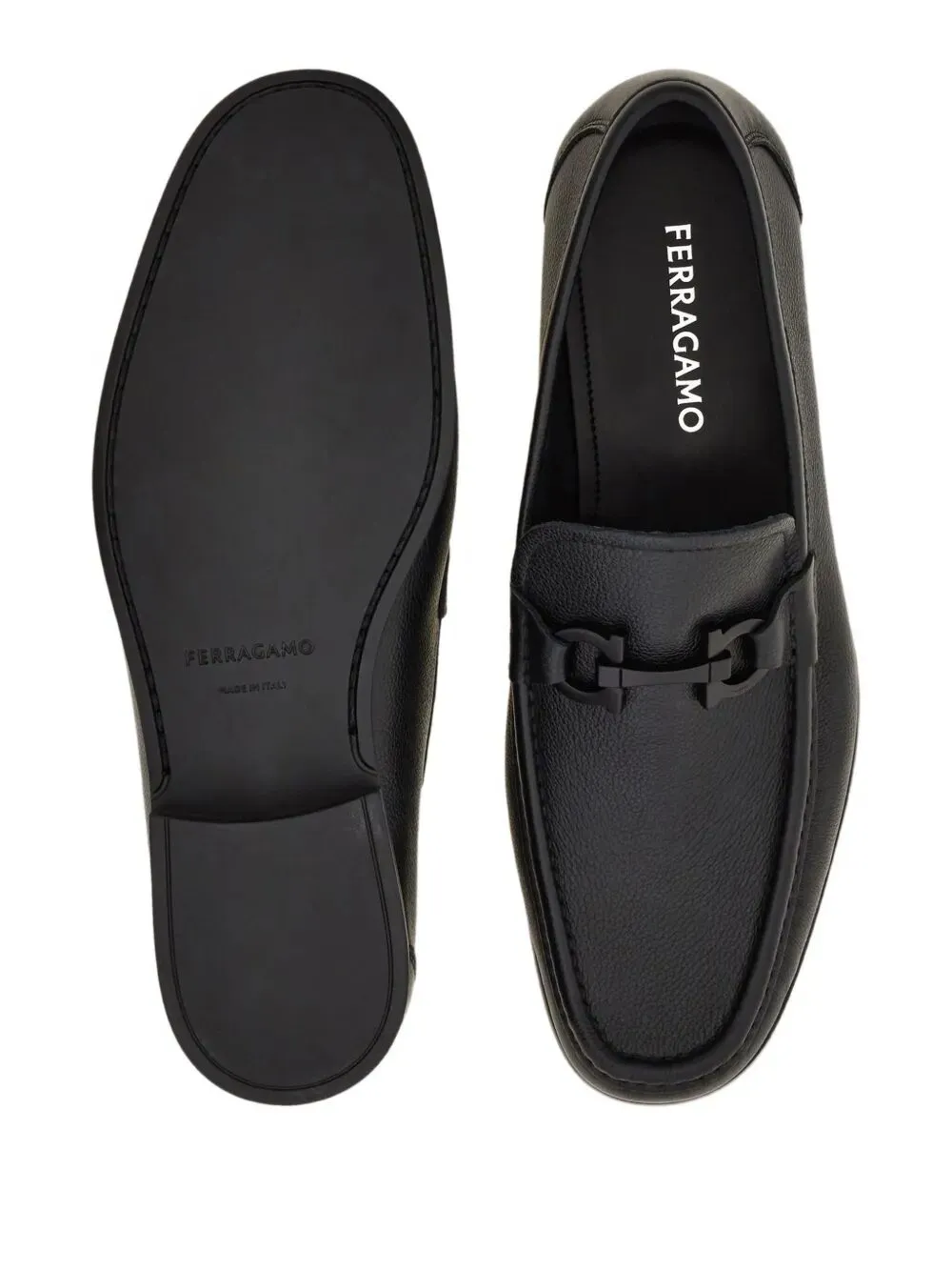 Grandioso2 Leather Loafers With Gancini Buckle sold by Wanan Luxury product image thumbnail 5