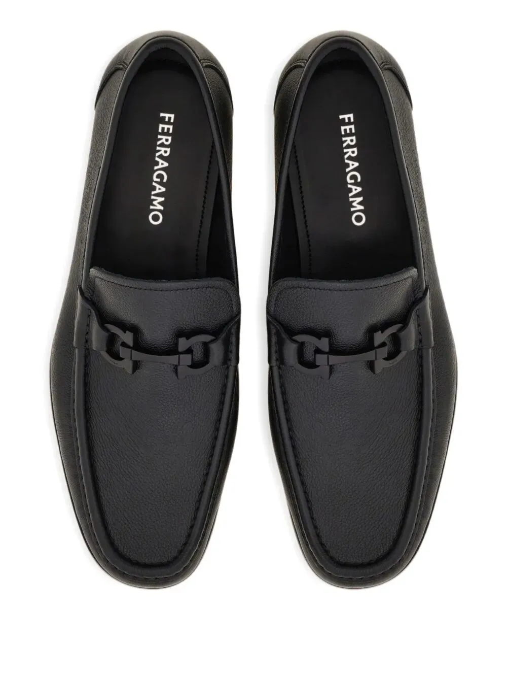 Grandioso2 Leather Loafers With Gancini Buckle sold by Wanan Luxury product image thumbnail 3