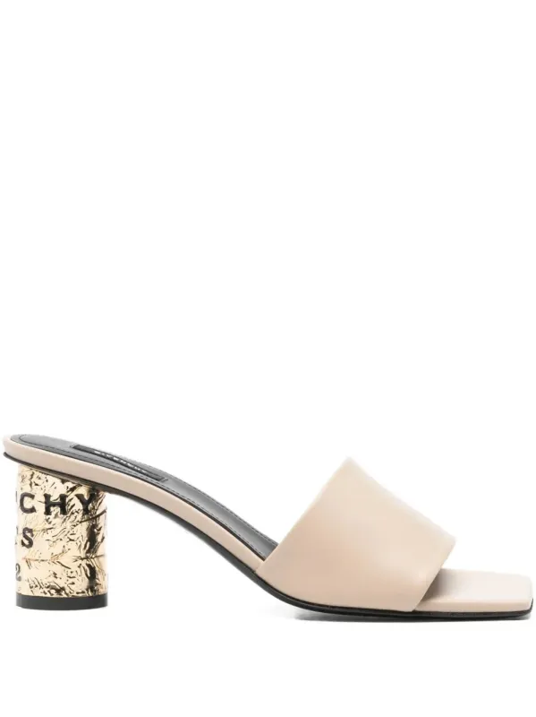 Tape Heeled Leather Mules made by Givenchy