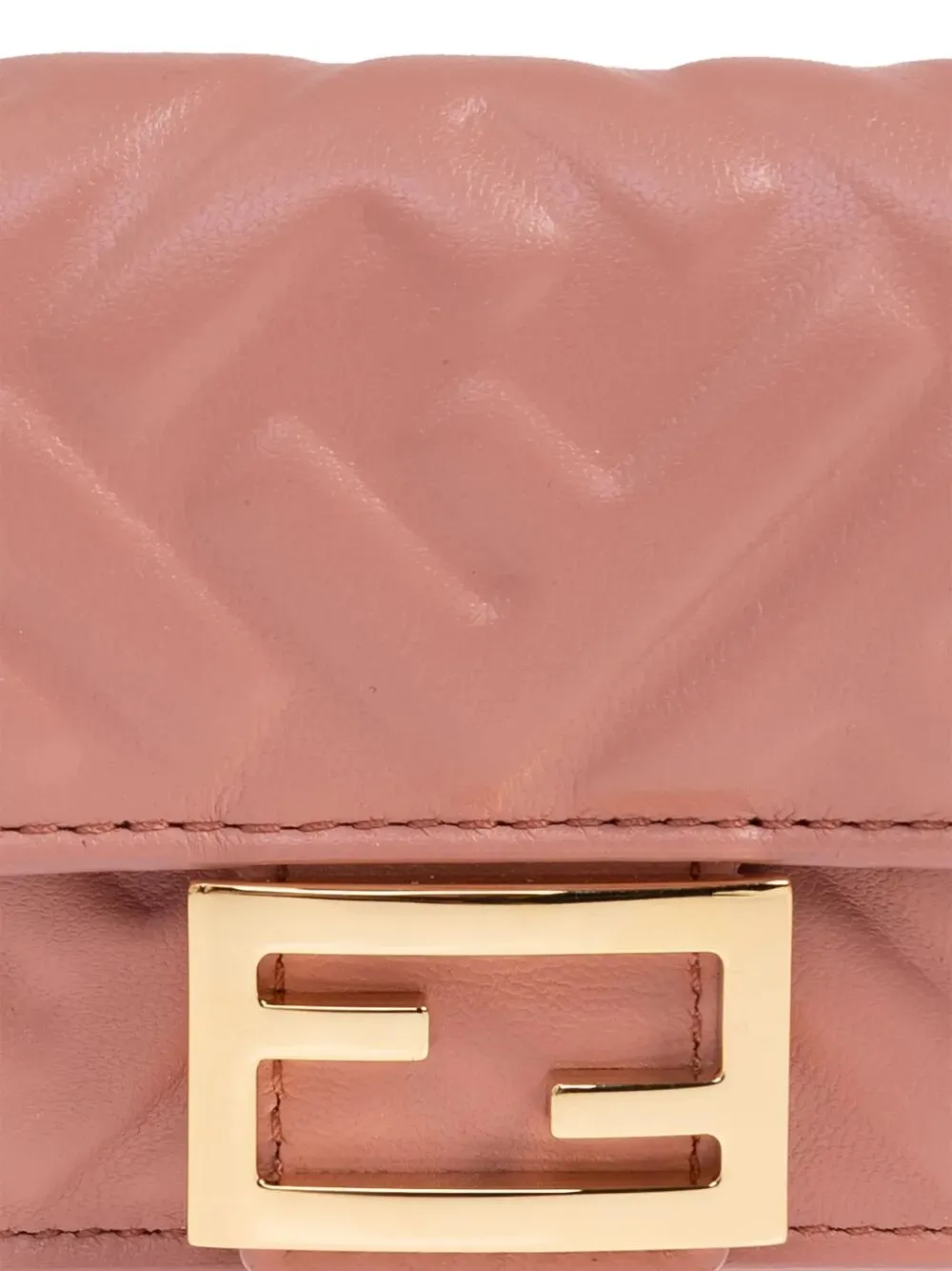 Nappa Leather Baguette Micro Trifold Wallet sold by Wanan Luxury product image thumbnail 4