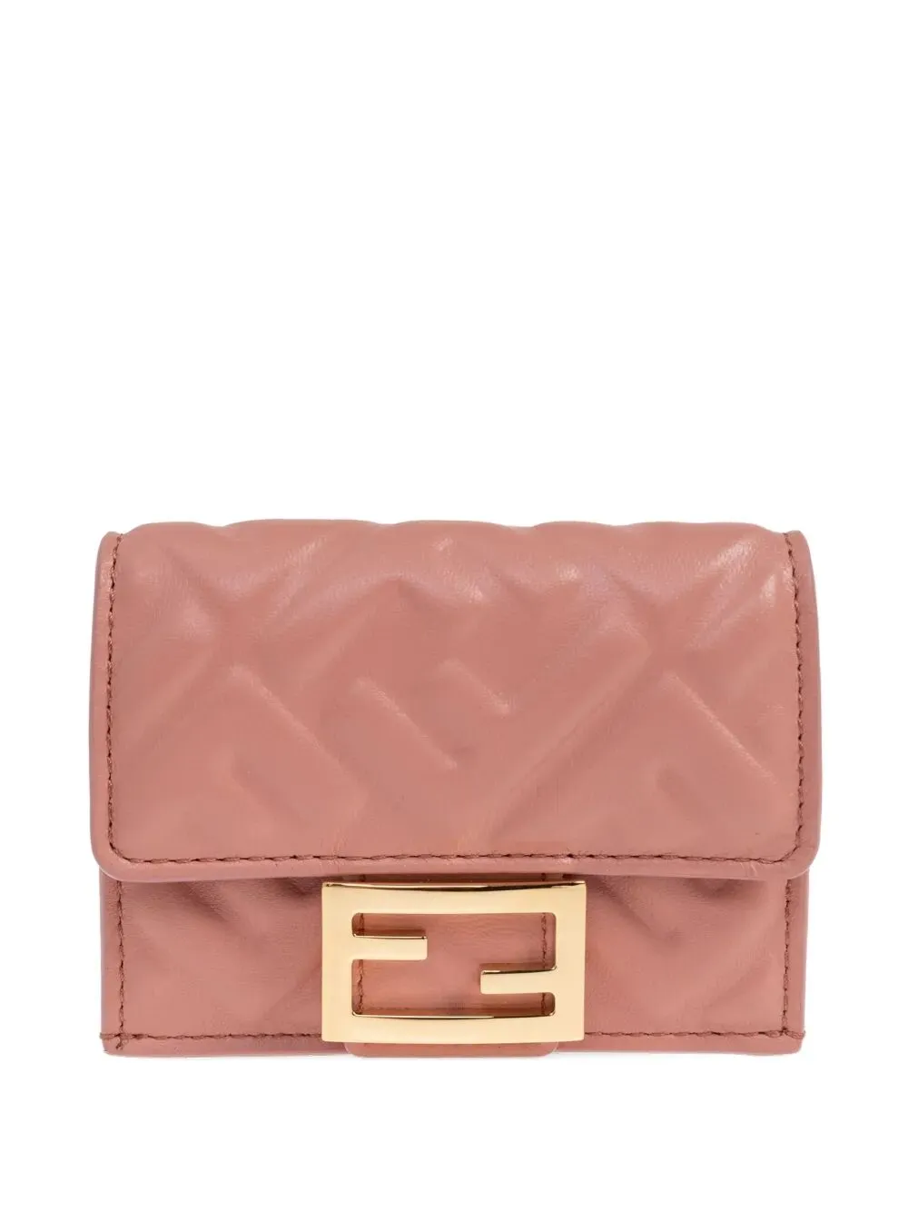Nappa Leather Baguette Micro Trifold Wallet sold by Wanan Luxury