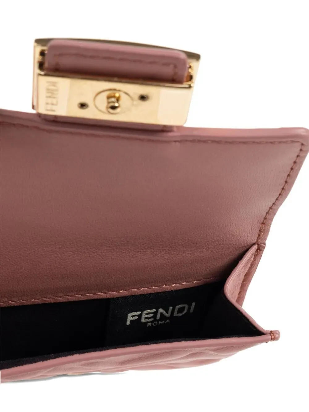 Nappa Leather Baguette Micro Trifold Wallet sold by Wanan Luxury product image thumbnail 5