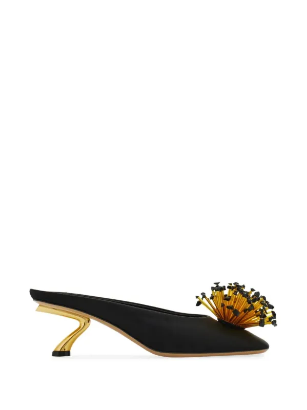 Safi S-Shaped Heel Mule made by Salvatore Ferragamo