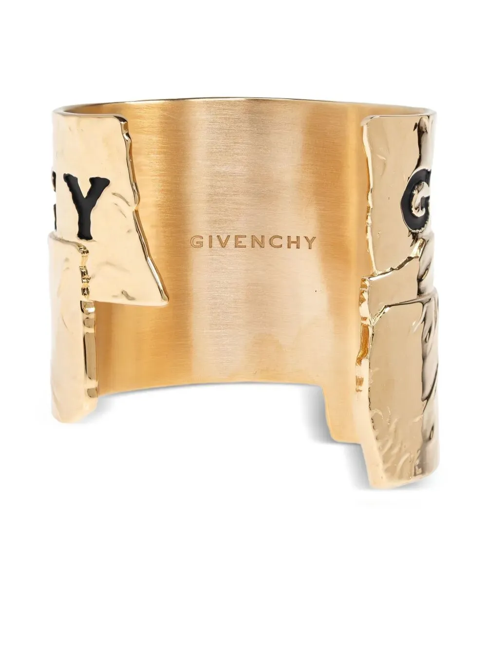 Givenchy Tape Textured Metal Cuff Bracelet sold by Wanan Luxury product image thumbnail 3