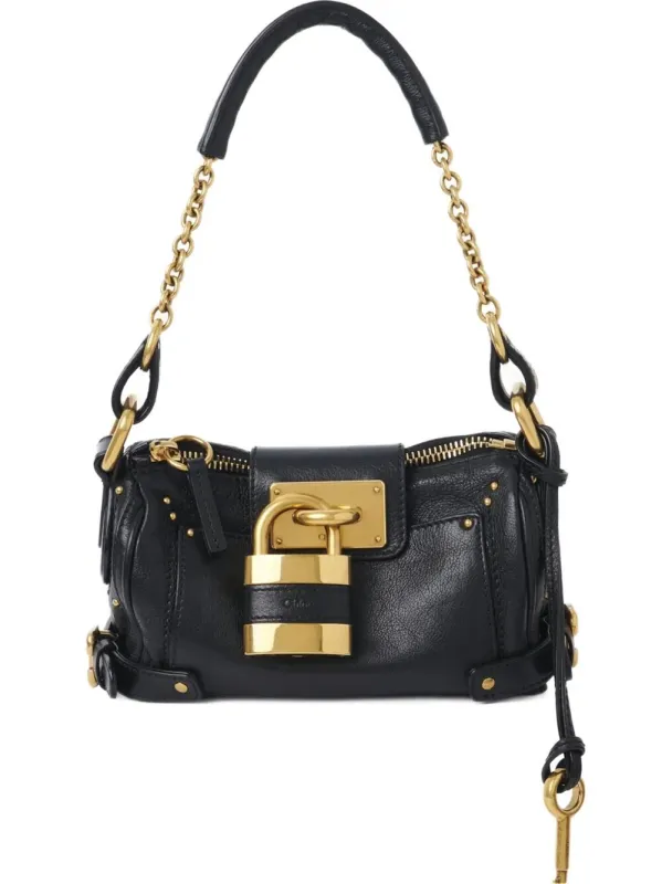 Small Paddington Chain ??Bag In Grained Leather made by Chloe