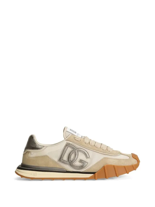 Dg Athletic Fabric And Suede Sneakers made by Dolce & Gabanna