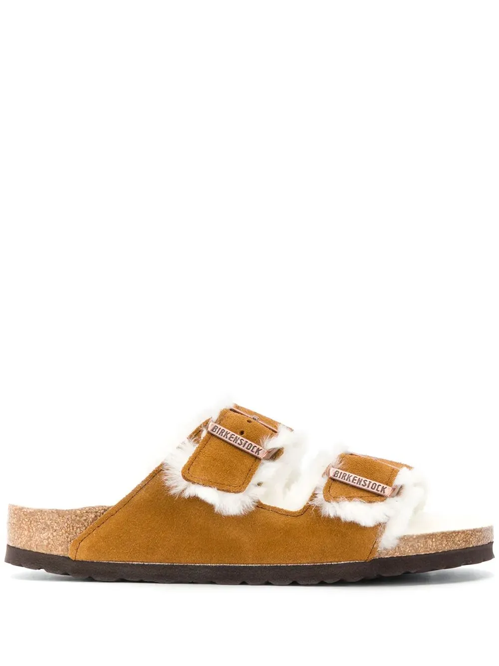 Arizona Shearling And Suede Sandals sold by Wanan Luxury