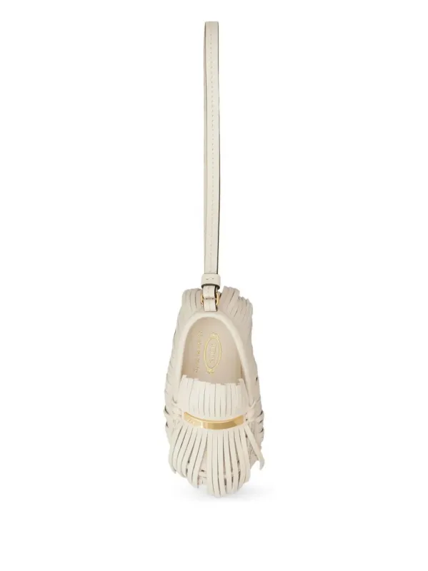 Leather Gommino Charm made by Tod's
