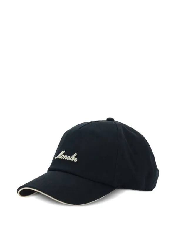 Logo Cotton Baseball Cap made by Moncler