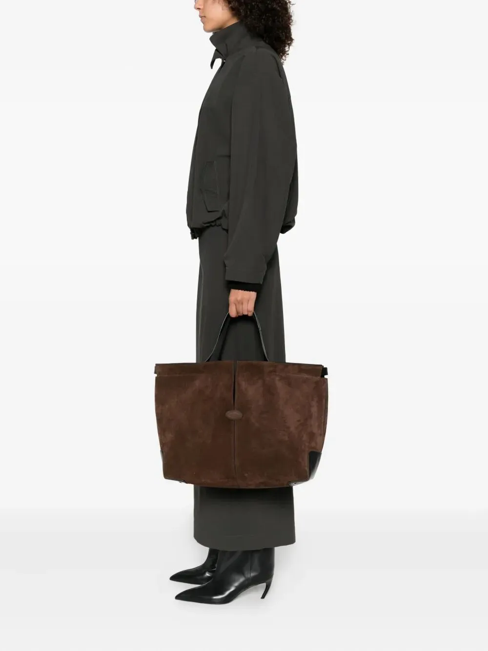 Di Bag Folio Medium In Suede sold by Wanan Luxury product image thumbnail 2