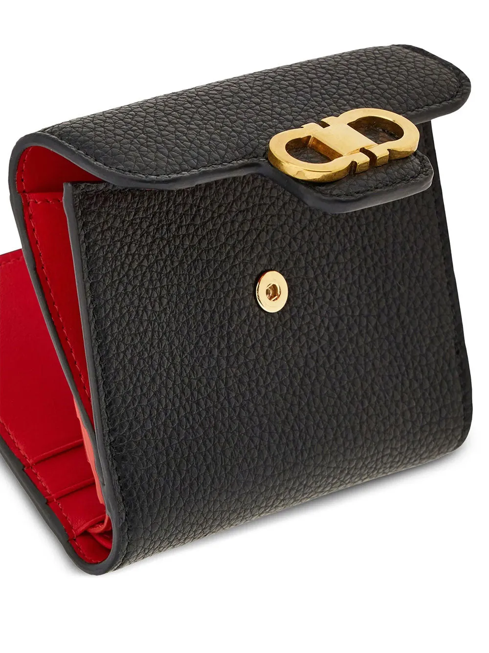 Gancini Grained Leather Compact Wallet sold by Wanan Luxury product image thumbnail 5