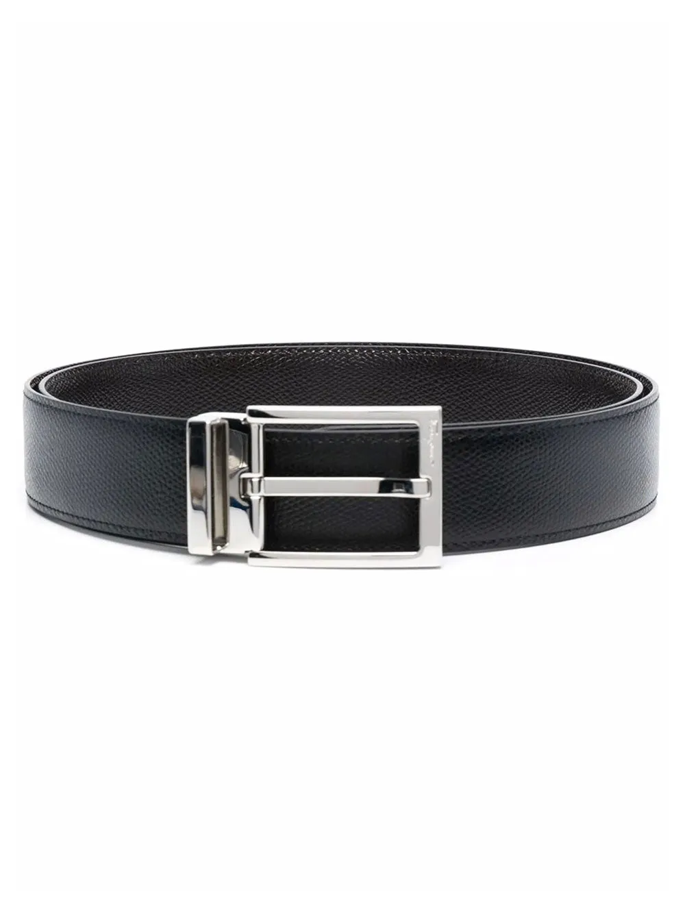 Rectangular Buckle Reversible Belt sold by Wanan Luxury