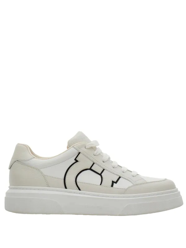 Cassina Ganc2 Leather Sneakers made by Salvatore Ferragamo