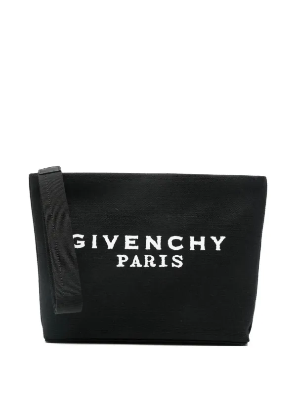 Givenchy Canvas Pouch With Zip made by Givenchy