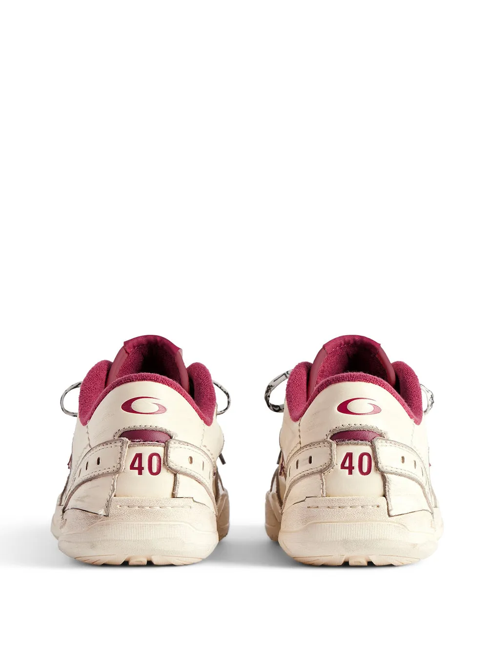 Hamptons Medium Worn-Out Sneaker In White sold by Wanan Luxury product image thumbnail 3