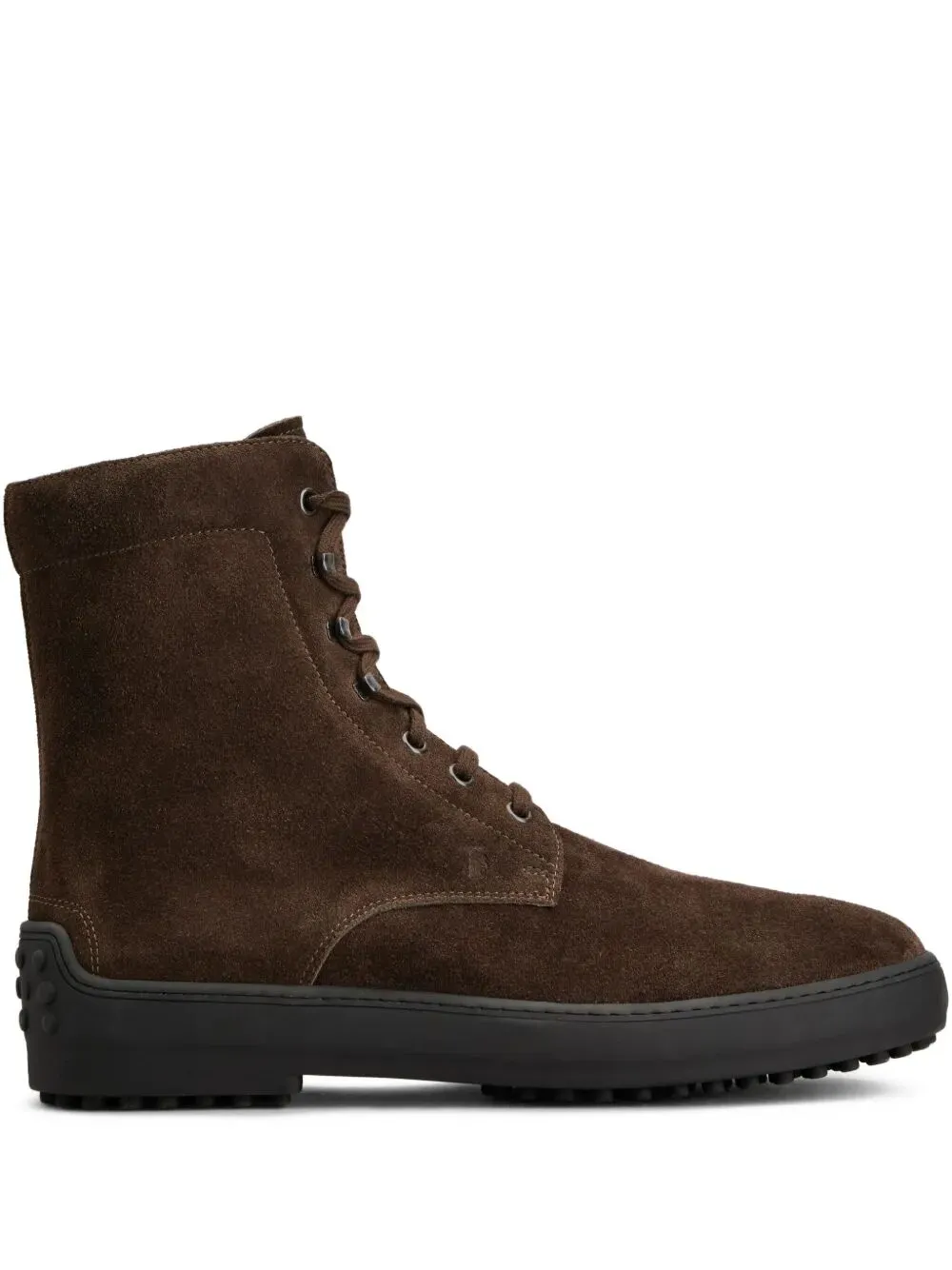 Suede Gommino Combat Boots sold by Wanan Luxury