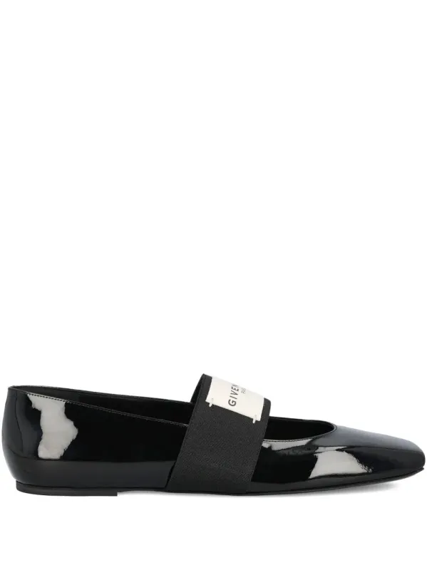 Sliced Square Ballerinas In Patent Leather made by Givenchy