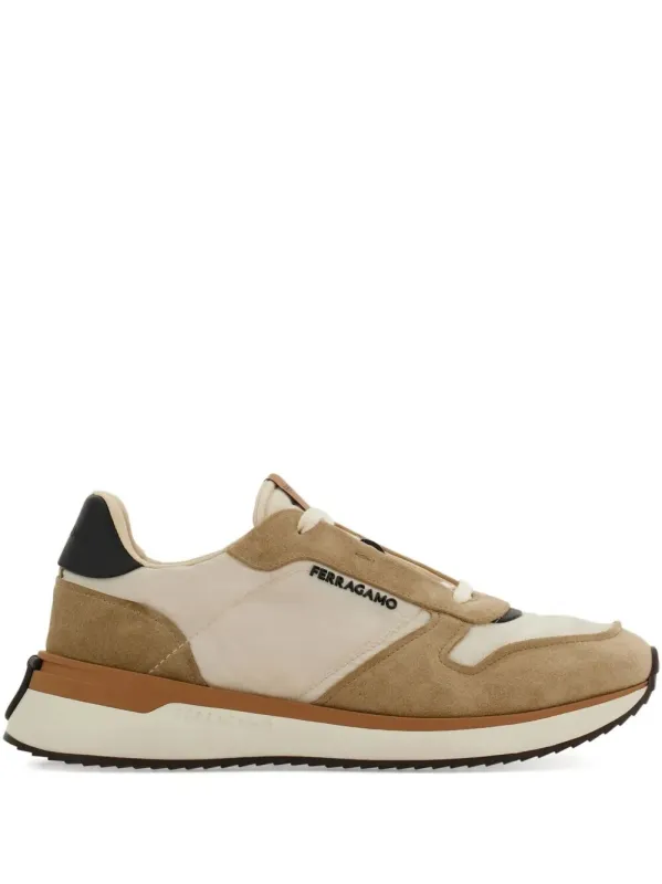 Atlantic Waterproof Fabric And Suede Sneakers made by Salvatore Ferragamo