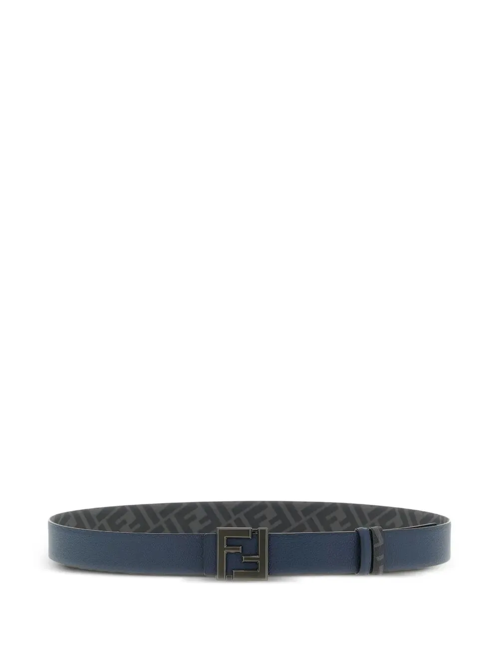 Ff Squared Leather And Ff Canvas Reversible Belt sold by Wanan Luxury