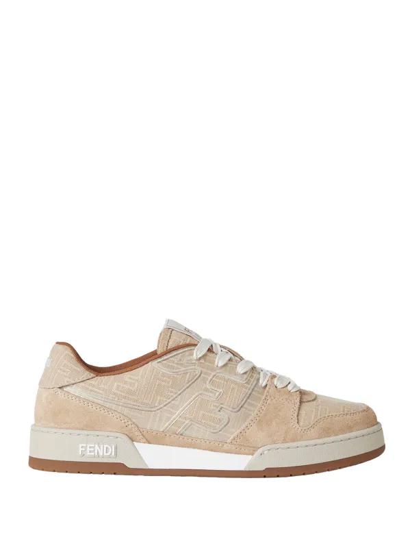 Fendi Match Low Top Sneakers In Jacquard Ff made by Fendi