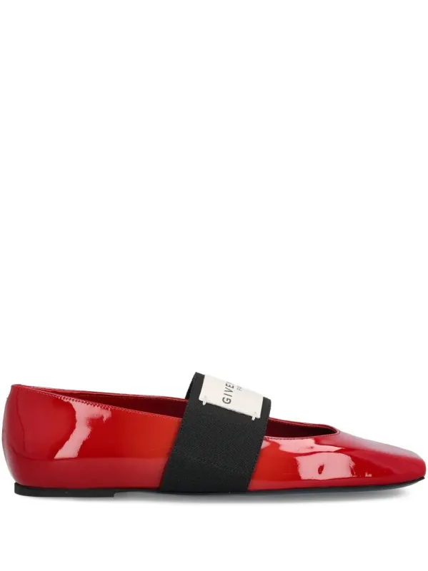 Sliced Square Ballerinas In Patent Leather made by Givenchy