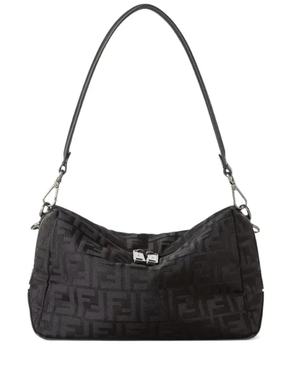 Squared Ff Fendi Lui Medium Leather And Nylon Bag made by Fendi