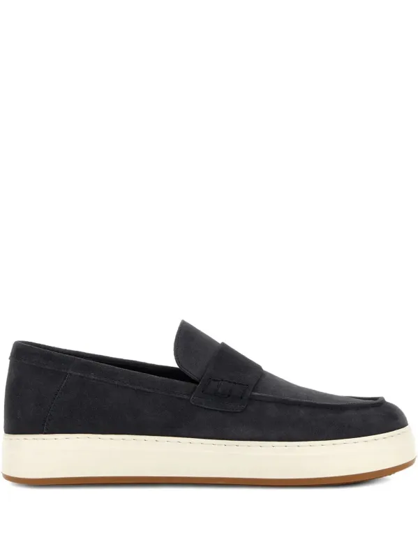 H-Tv Suede Loafers made by Hogan