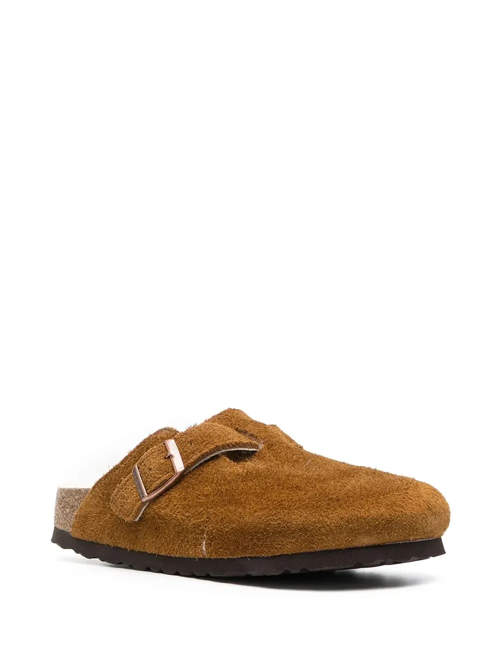 Boston Suede Mule With Lamb Fur Lining sold by Wanan Luxury product image thumbnail 2