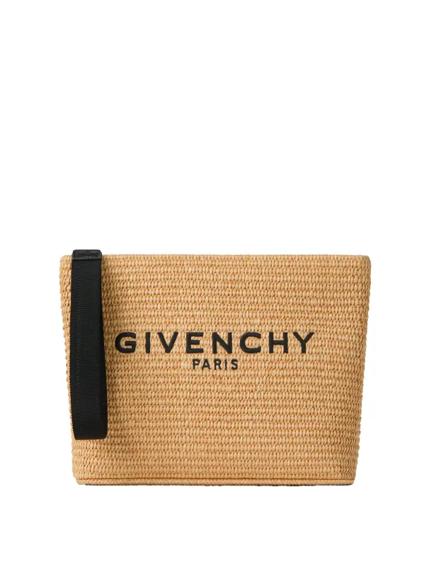 Raffia Logo Pouch made by Givenchy