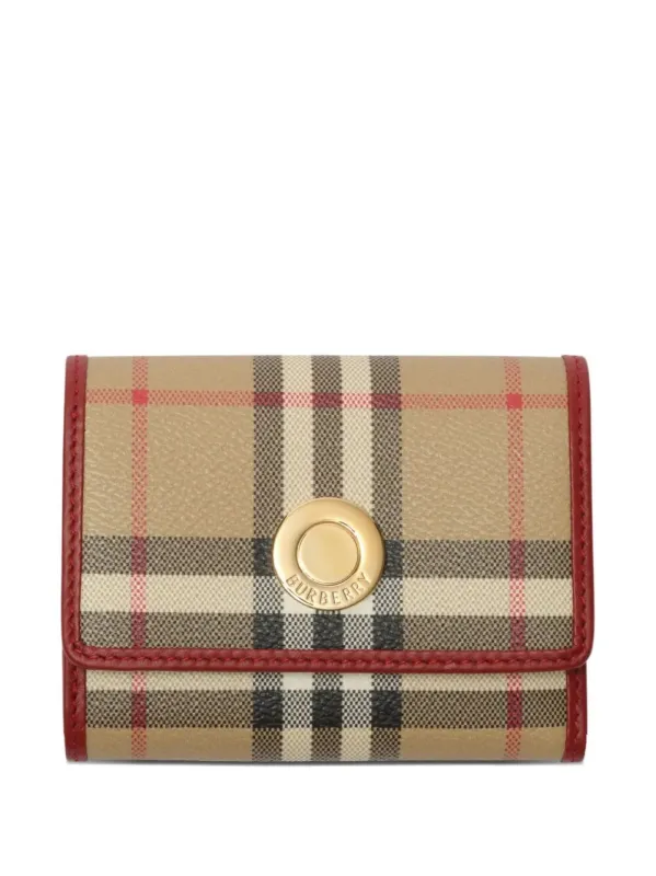 Small Check Folding Wallet made by Wanan Luxury