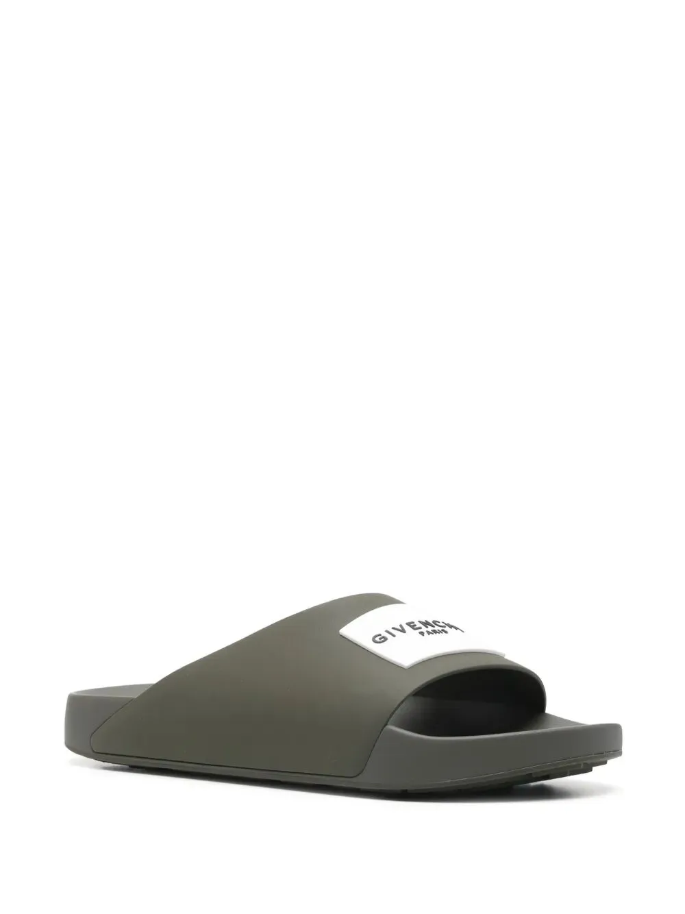 Label Slide Flat Mules In Rubber sold by Wanan Luxury product image thumbnail 2