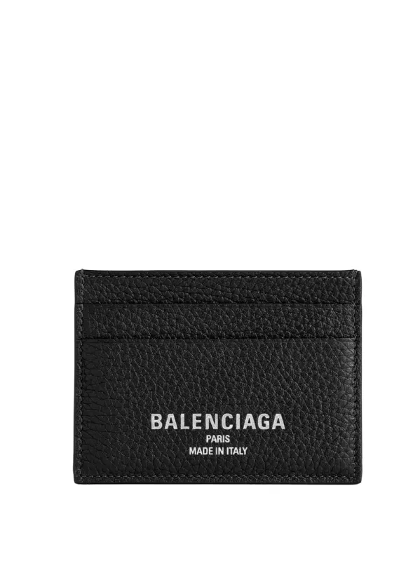 Men`S Credit Card Holder In Black made by Balenciaga