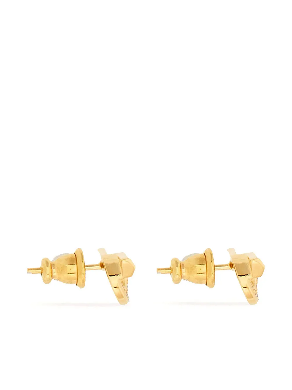 Gancini Earrings With Rhinestones (S) sold by Wanan Luxury product image thumbnail 3