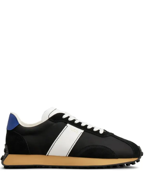 T Vintage Fabric And Leather Sneakers made by Tod's
