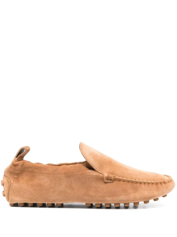 Gommino Curled Suede Loafers made by Tod's